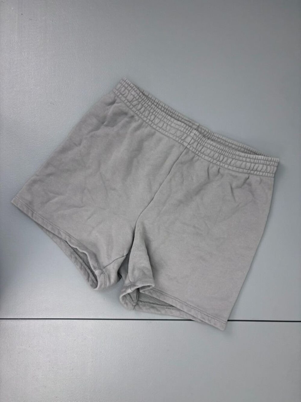 Skims women's XS grey high rise sweat shorts casual loungewear athleisure